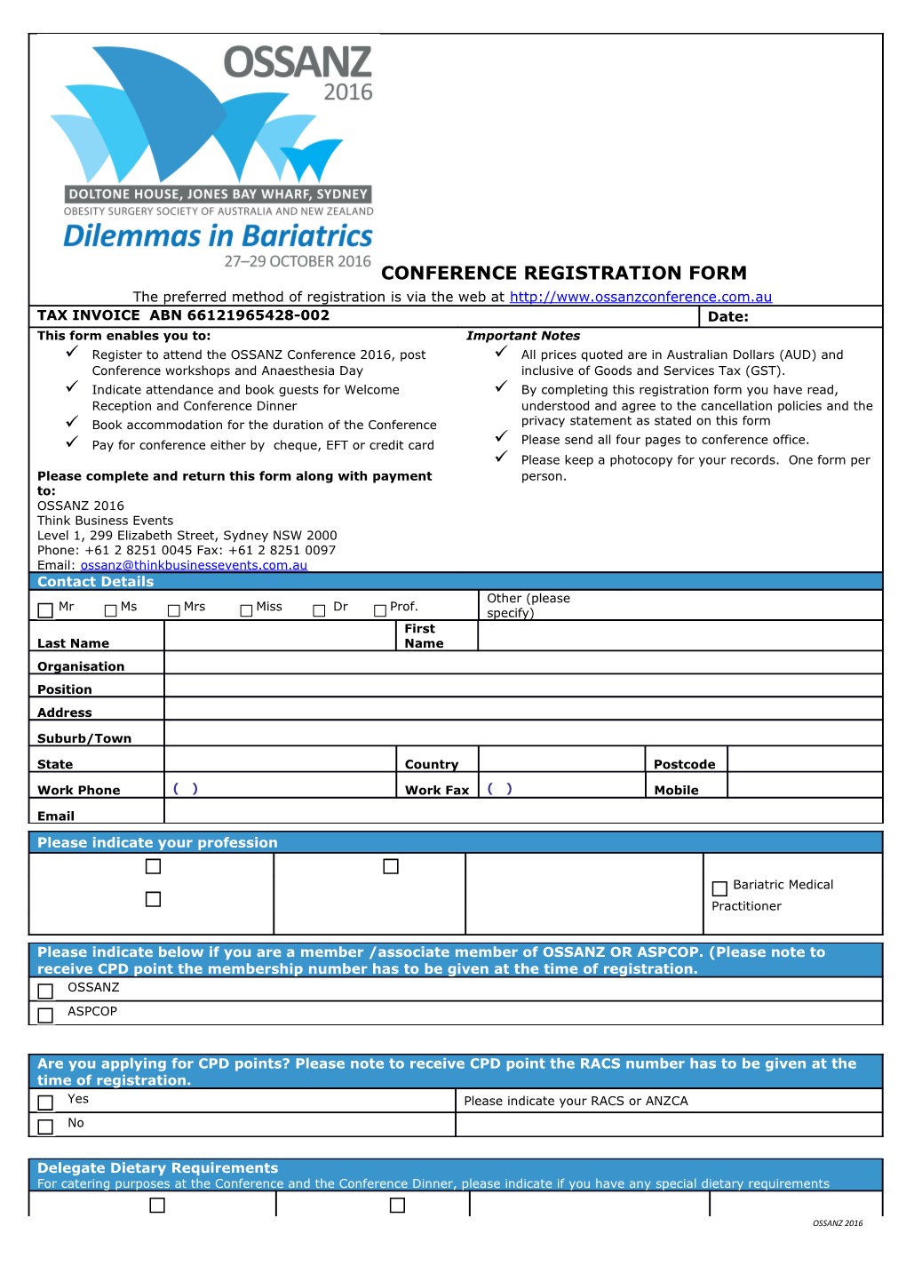 Conference Registration Form s4