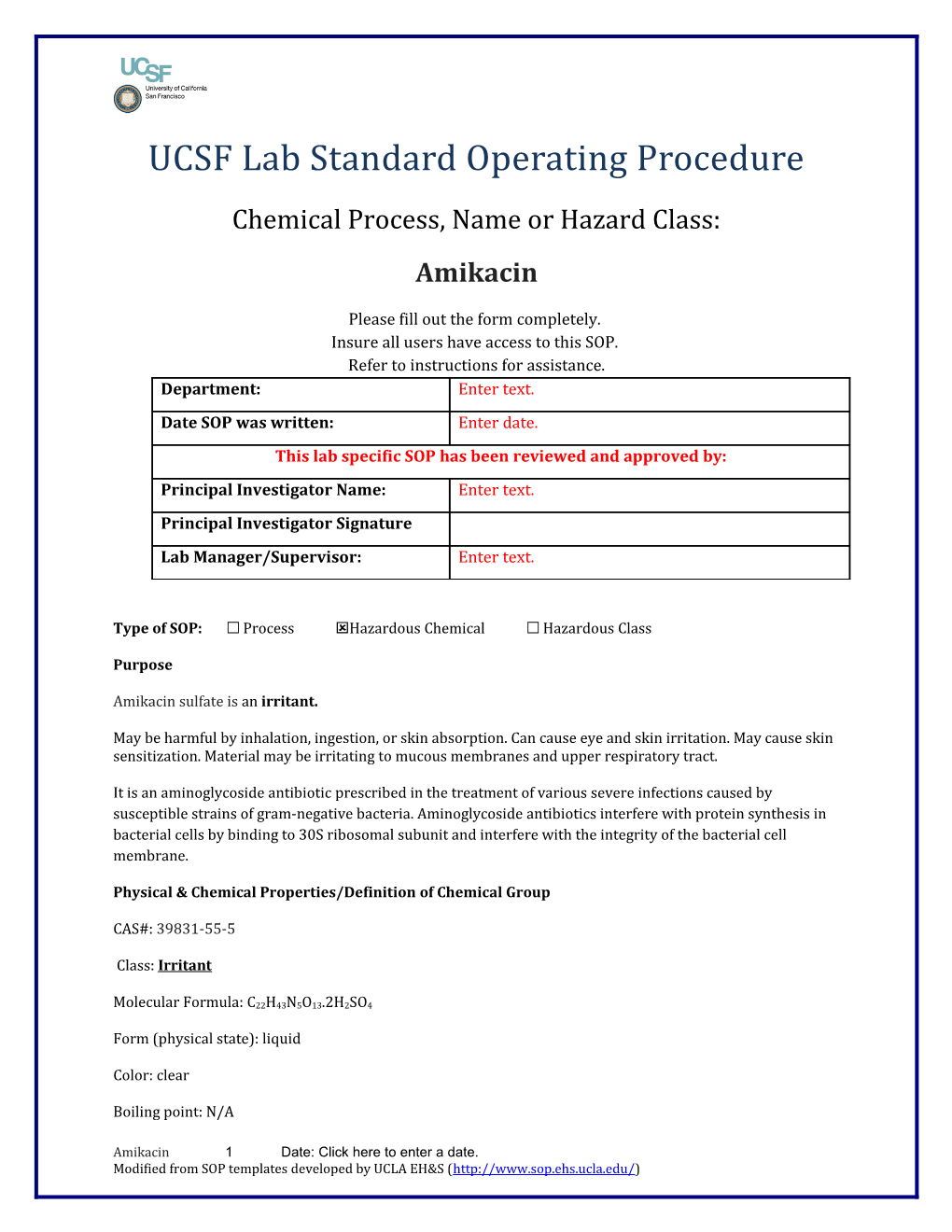 UCSF Lab Standard Operating Procedure s43