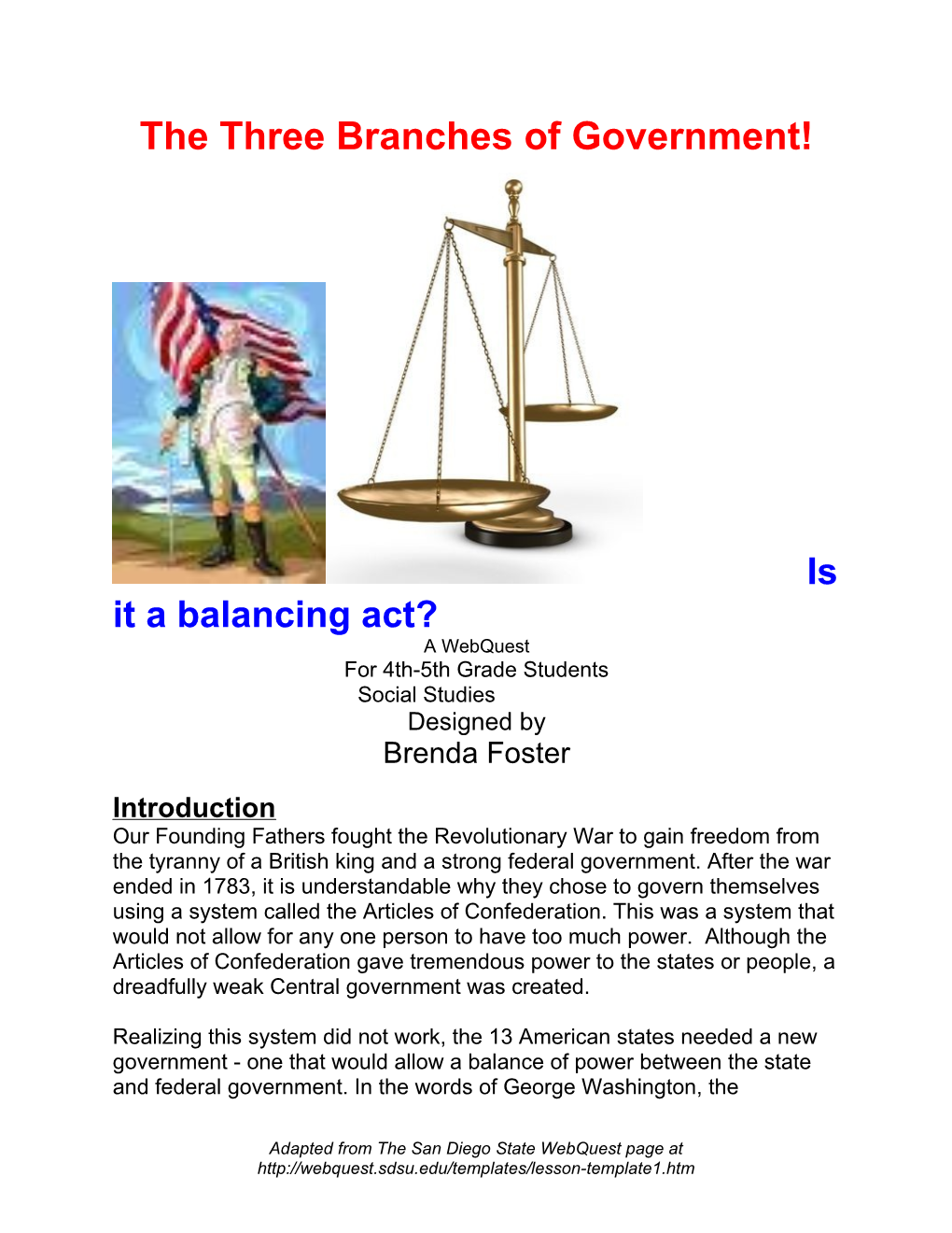 The Three Branches of Government! s1