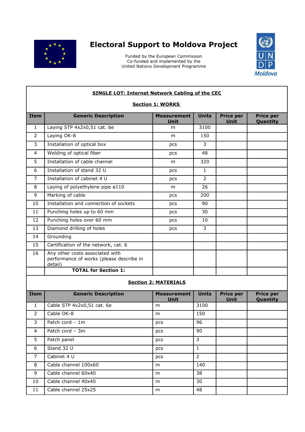 Request for Quotation (Rfq) s5