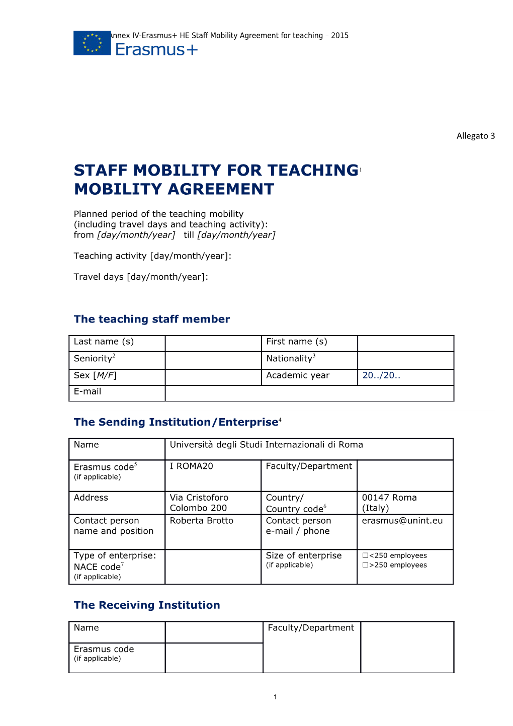 Gfna-II-C-Annex IV-Erasmus+ HE Staff Mobility Agreement for Teaching 2015 s2