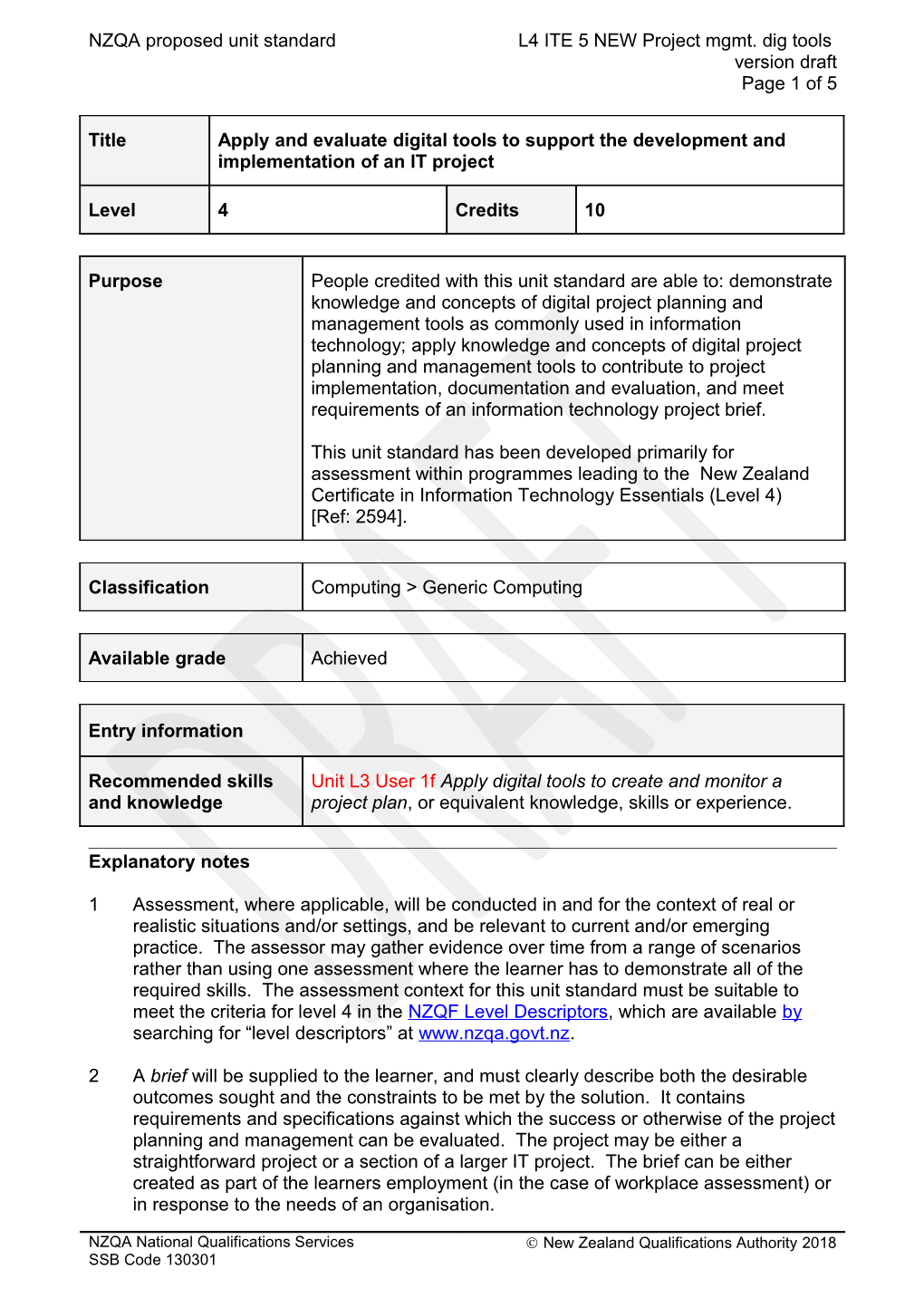 5953 Create and Monitor a Project Plan Using a Computer Application