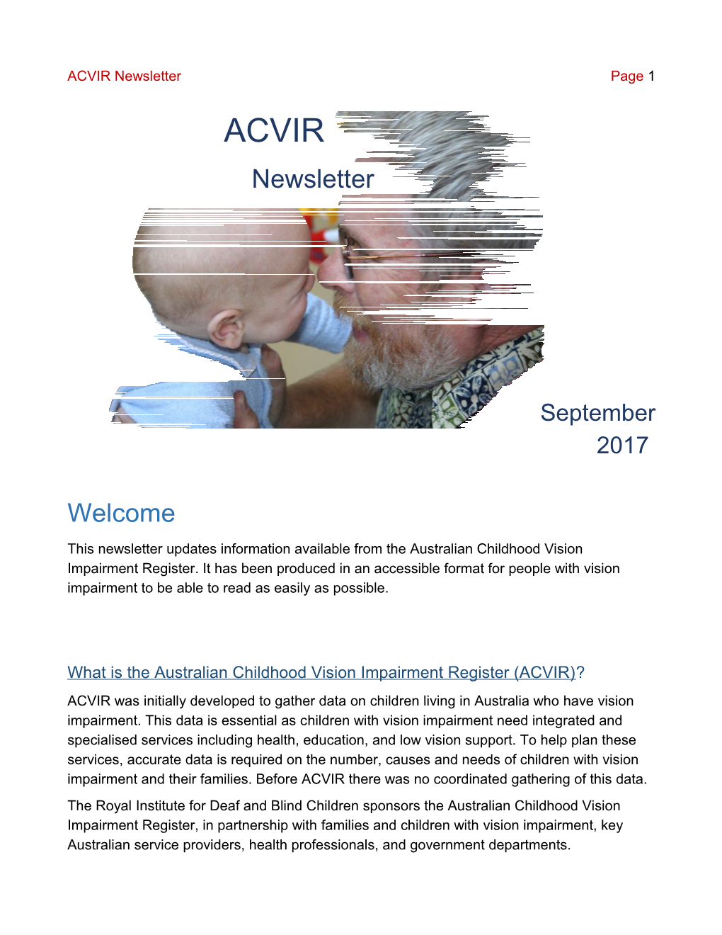 What Is the Australian Childhood Vision Impairment Register (ACVIR)?