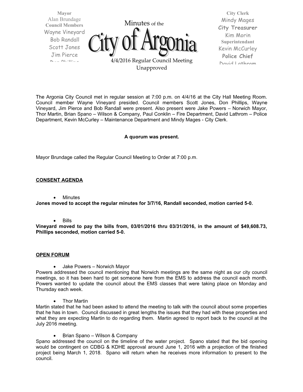 Argonia City Council Minutes s2