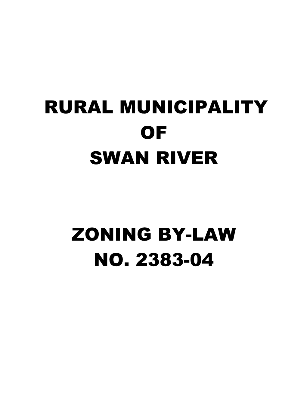Rural Municipality Of