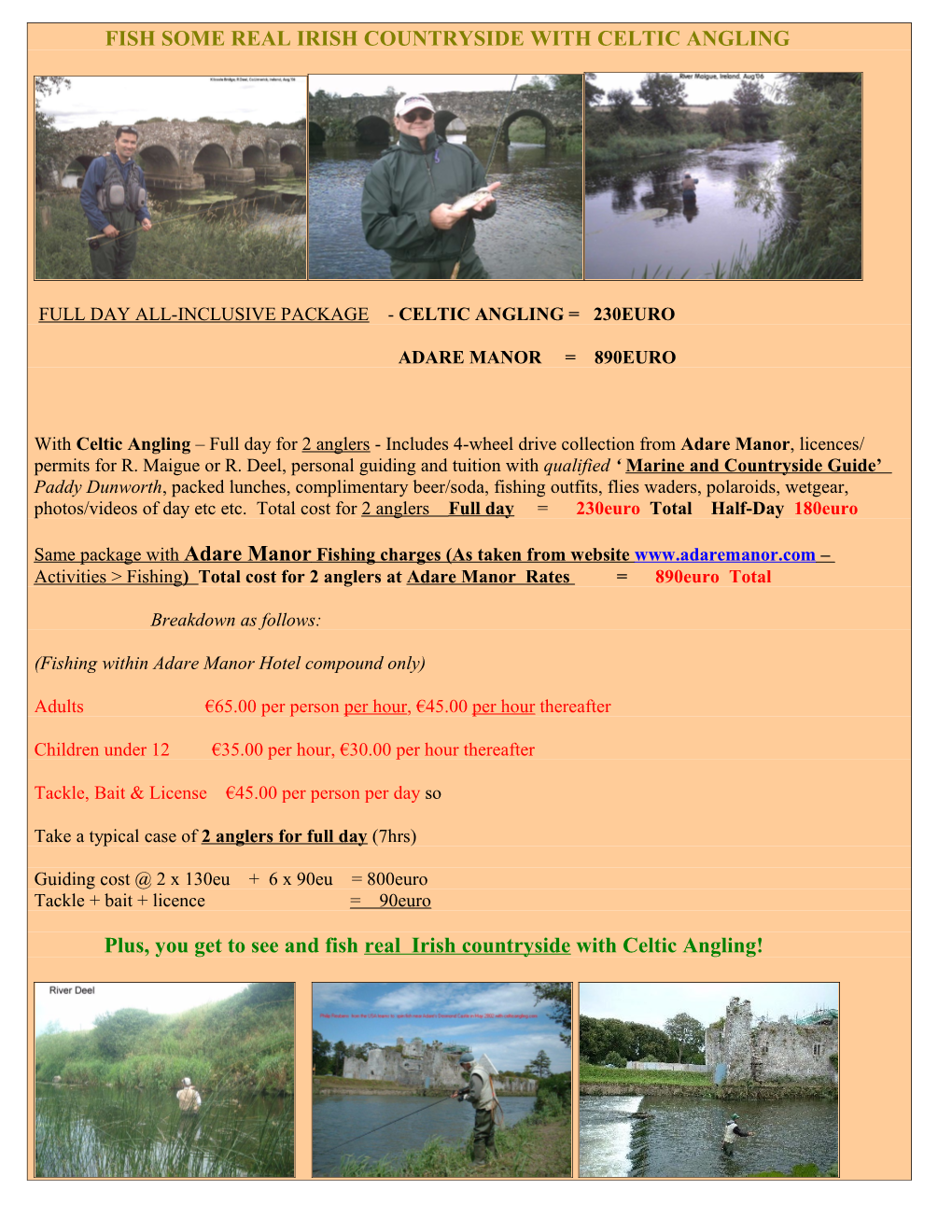 Fish Some Real Irish Countryside with Celtic Angling