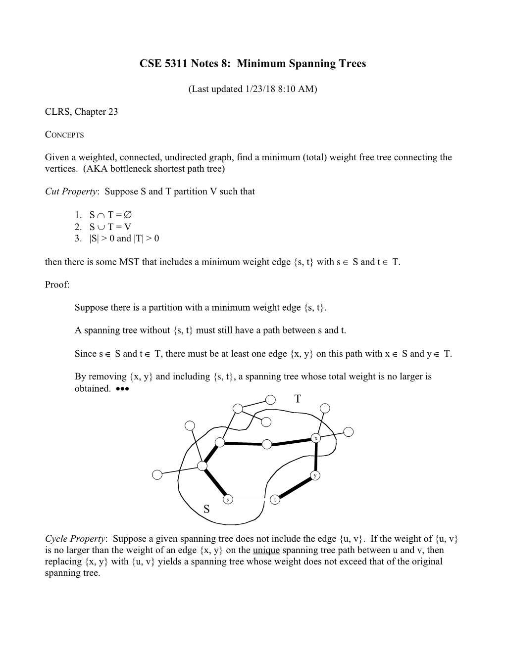CSE 2320 Notes 1: Algorithmic Concepts