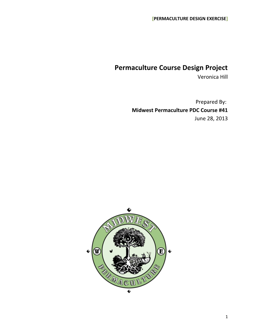 Permaculture Design Exercise s1