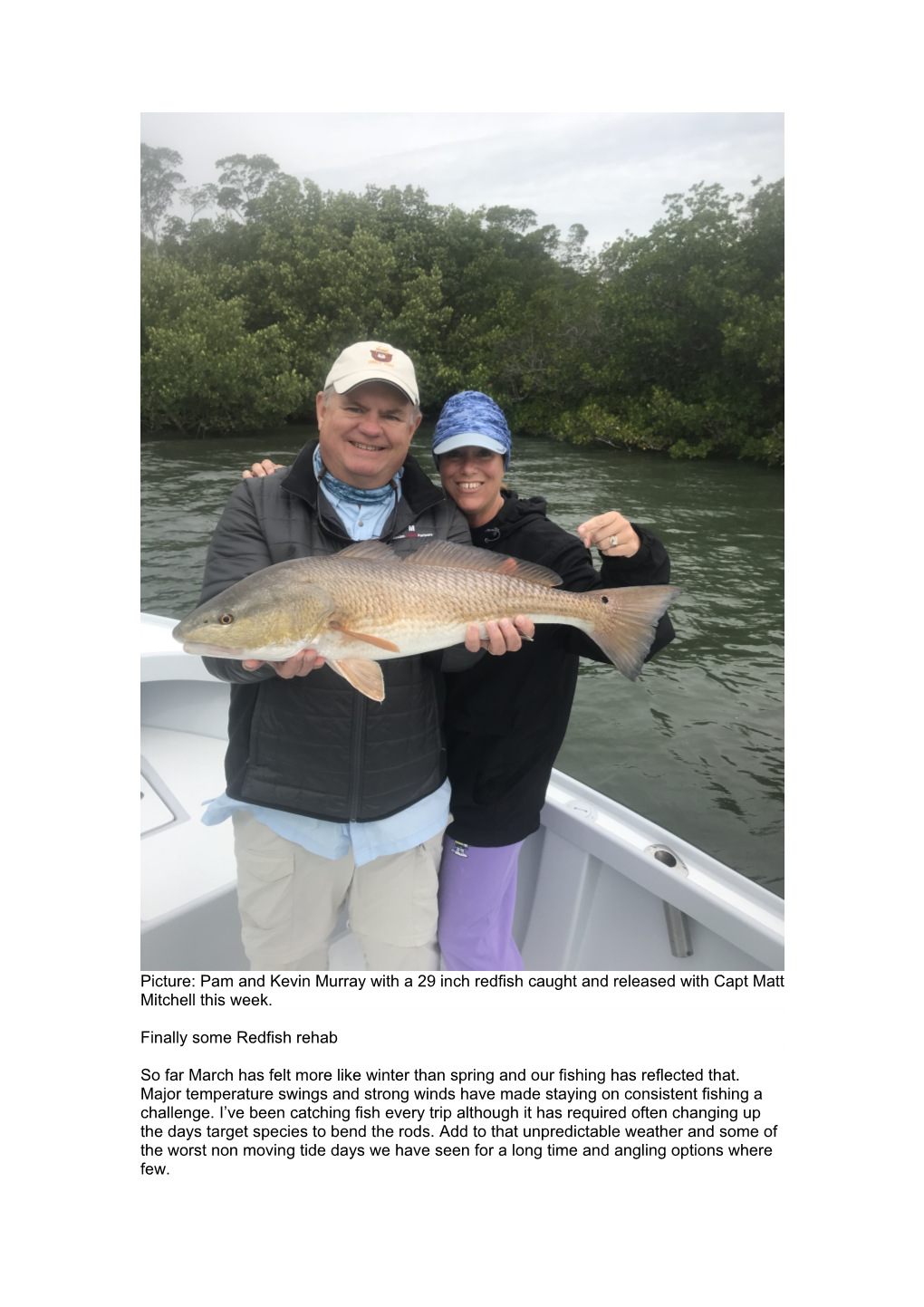 Finally Some Redfish Rehab