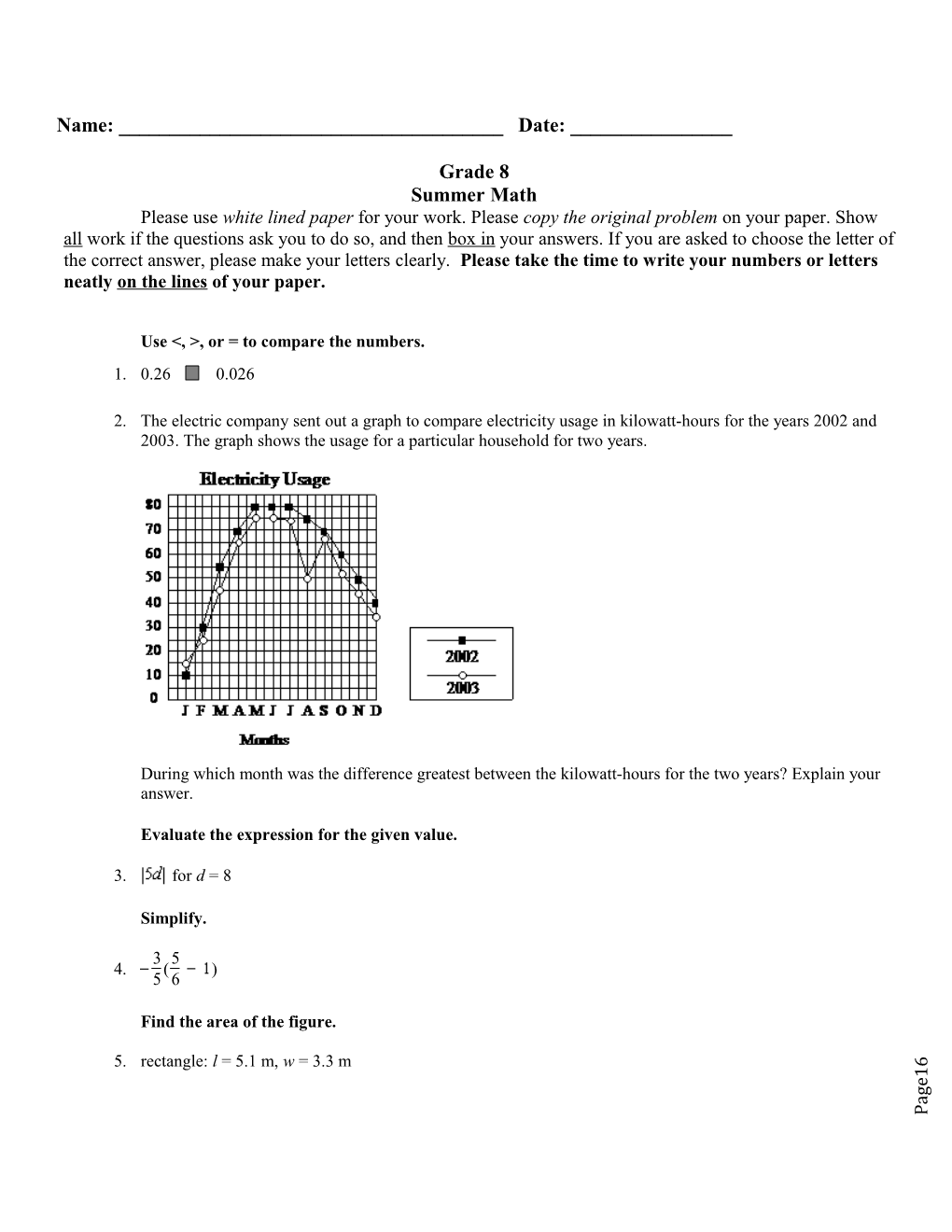 Use &lt;, &gt;, Or = to Compare the Numbers