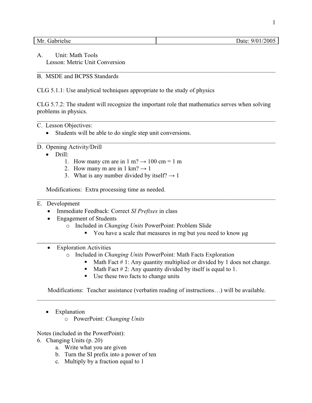 Daily Lesson Plan s8