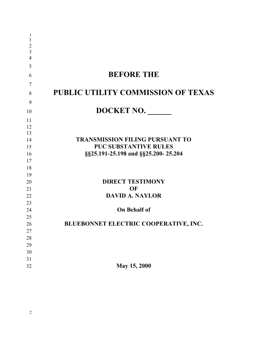 Public Utility Commission of Texas