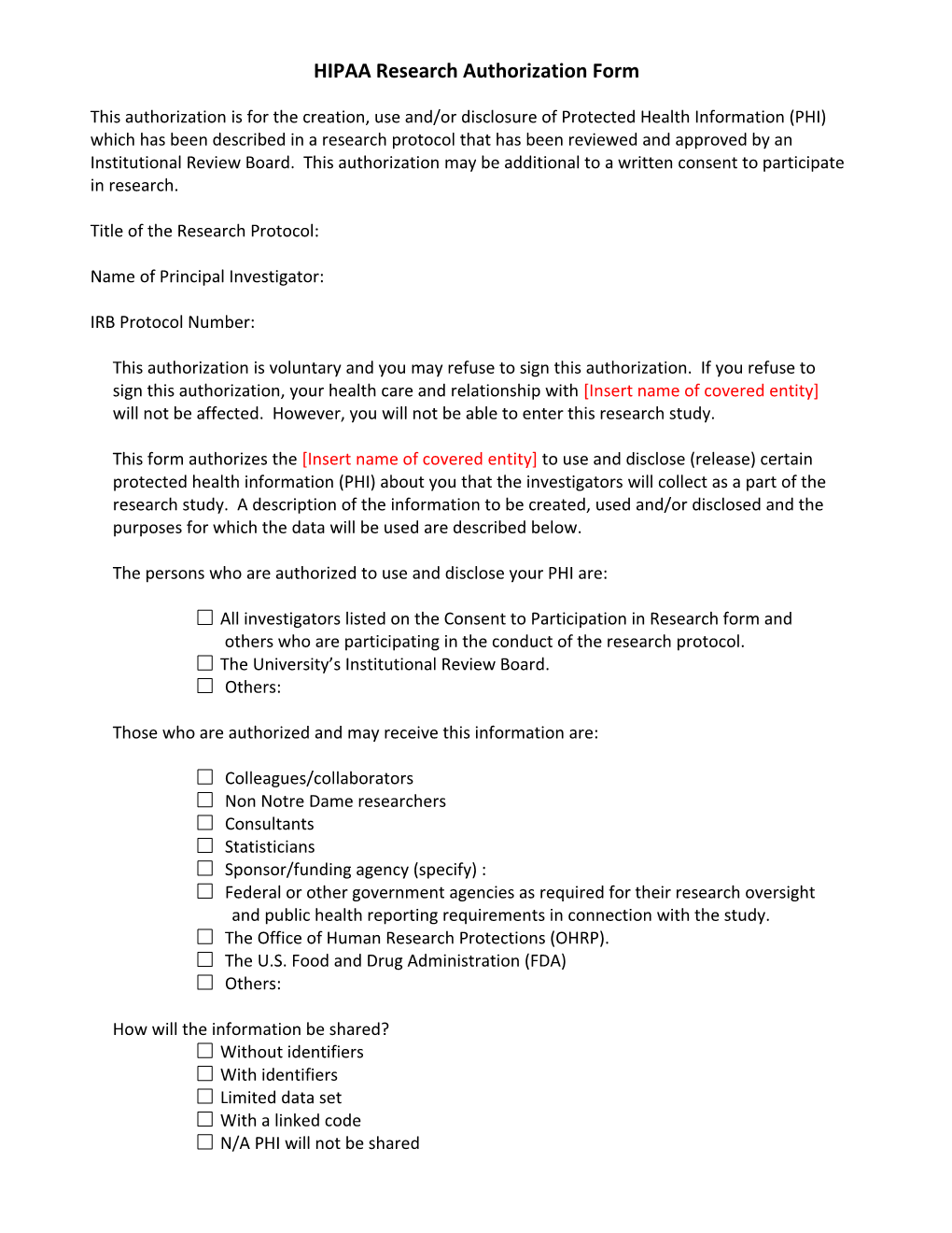 Consent Cover Letter For Survey Research
