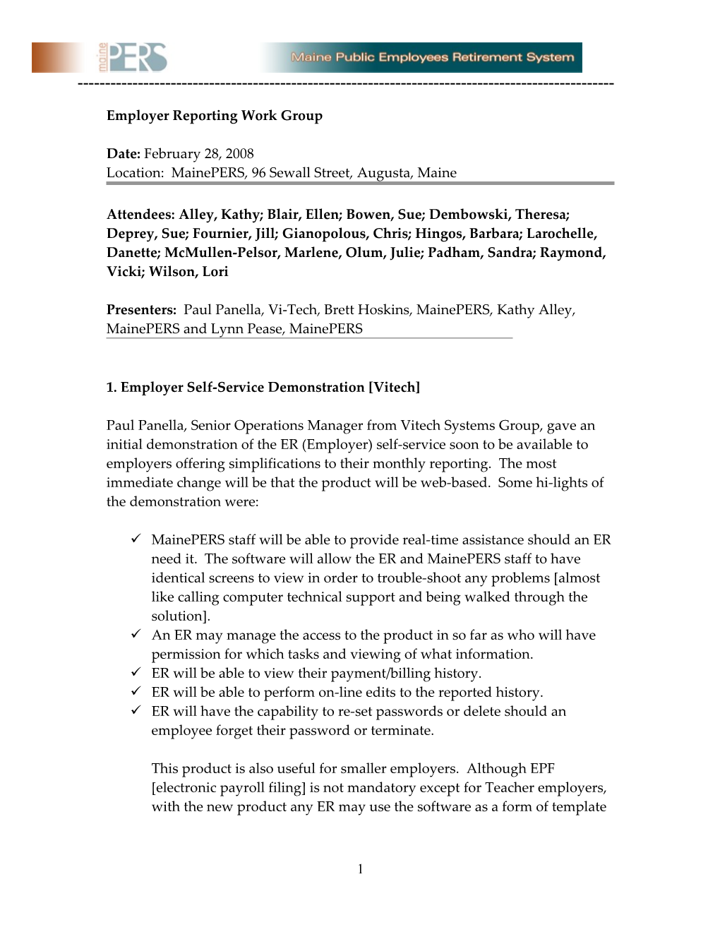 Meeting Minutes Template 1 Basic