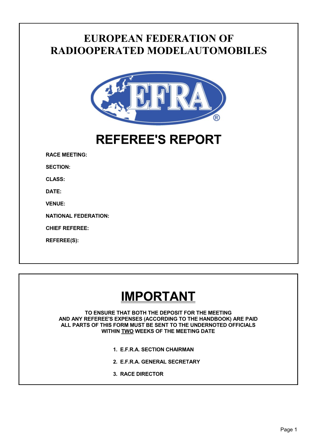 Efra Ref: Referee 92 - 1/7