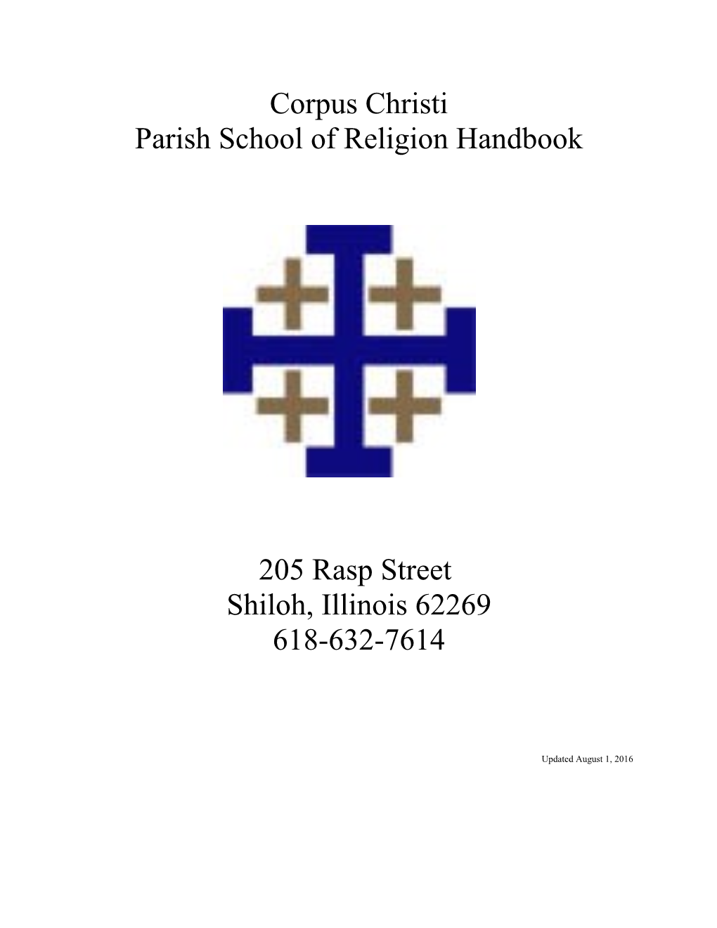 Parish School of Religion Handbook
