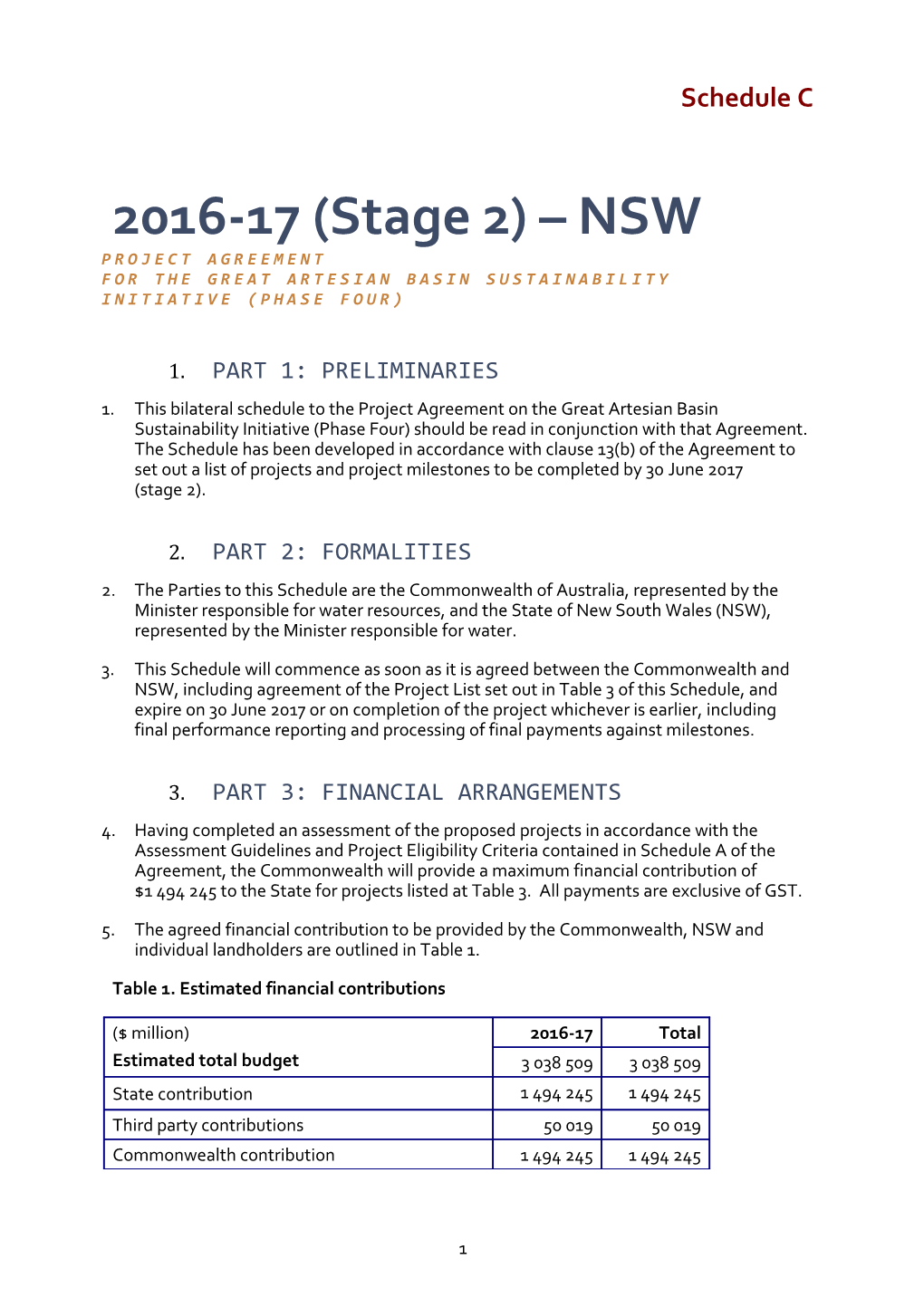 Central Agency Comments NSW Draft 16-17 Bilat