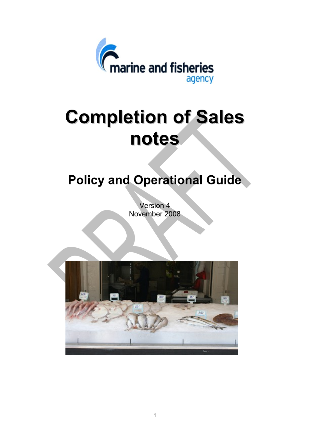 Policy and Operational Guide
