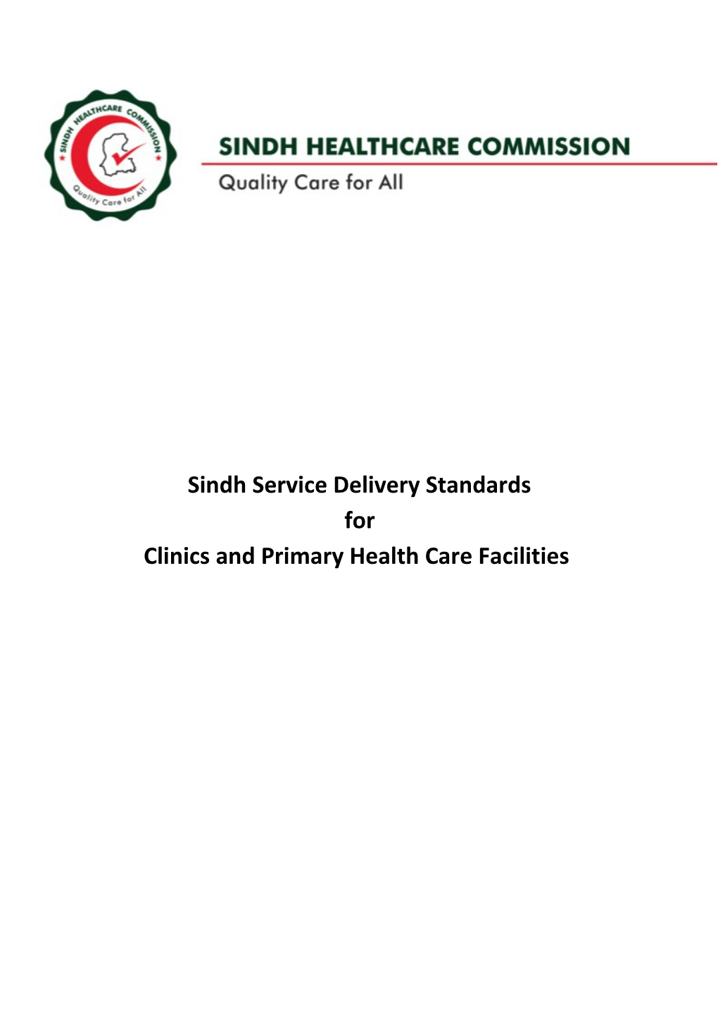 Sindh Service Delivery Standards