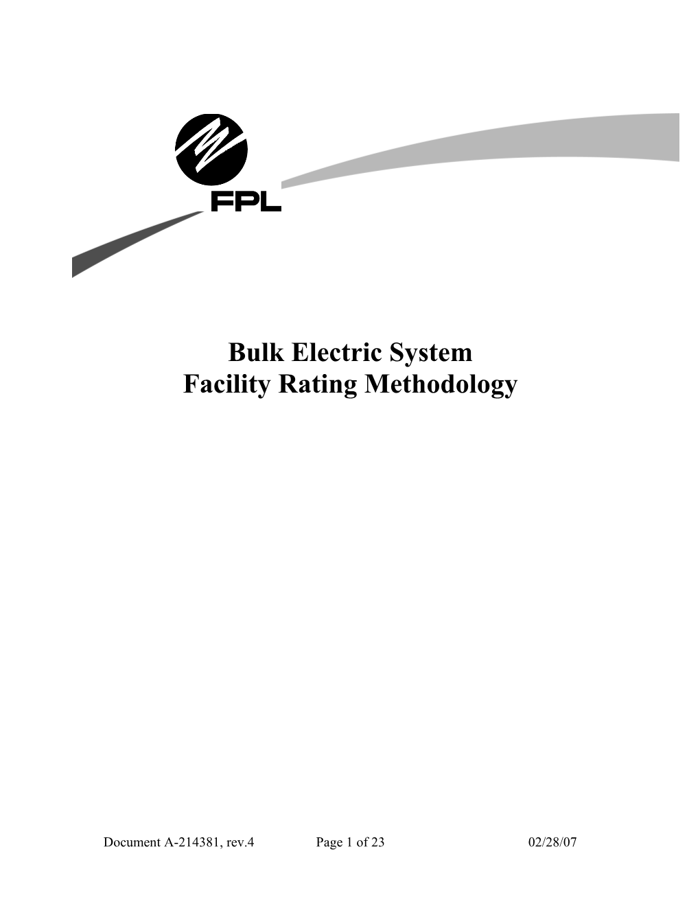 Bulk Electric System