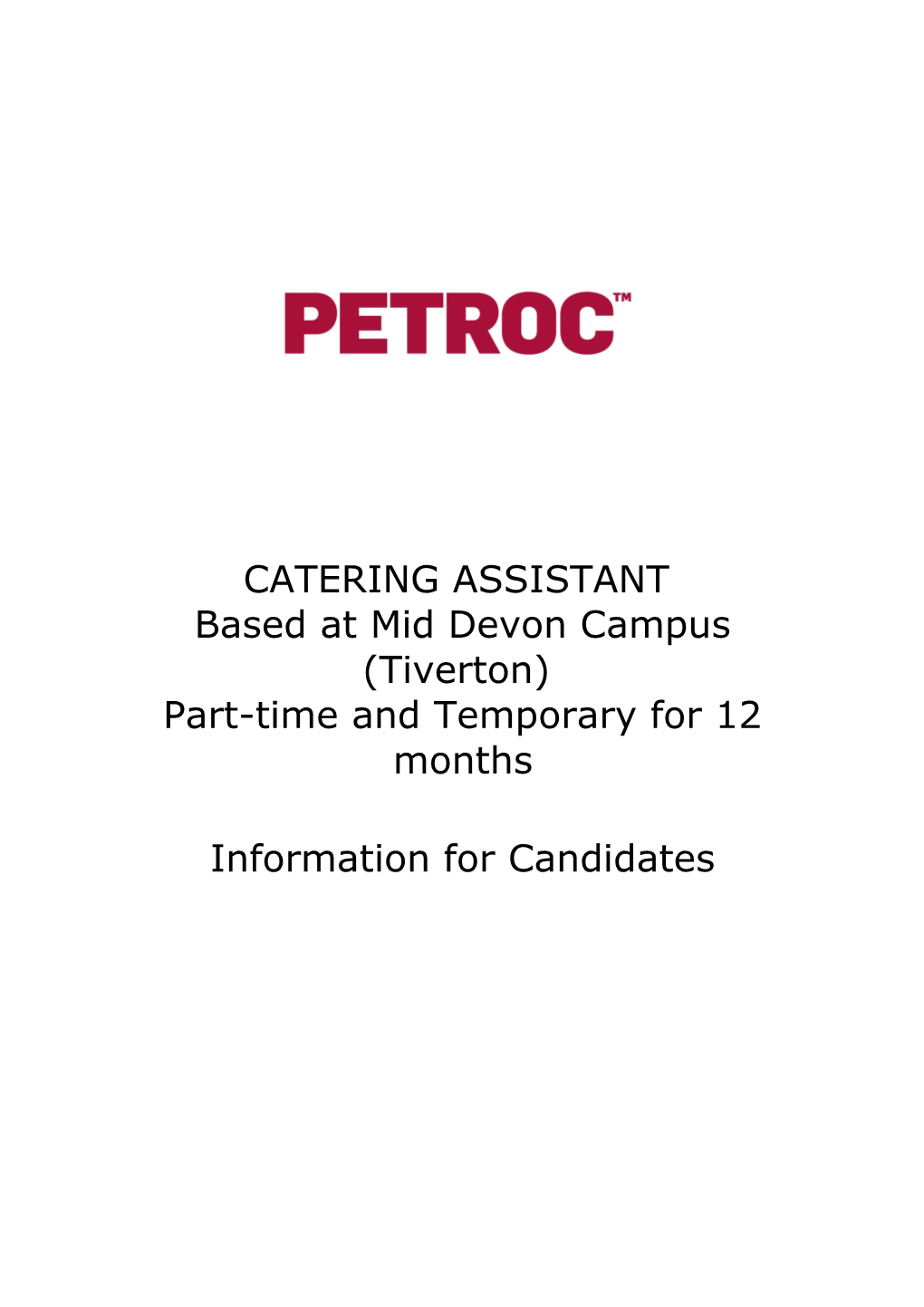 Based at Mid Devon Campus (Tiverton)