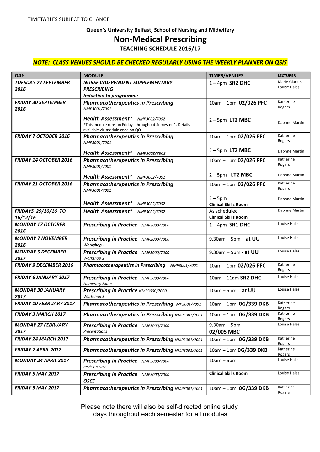 Queen S University Belfast, School of Nursing and Midwifery