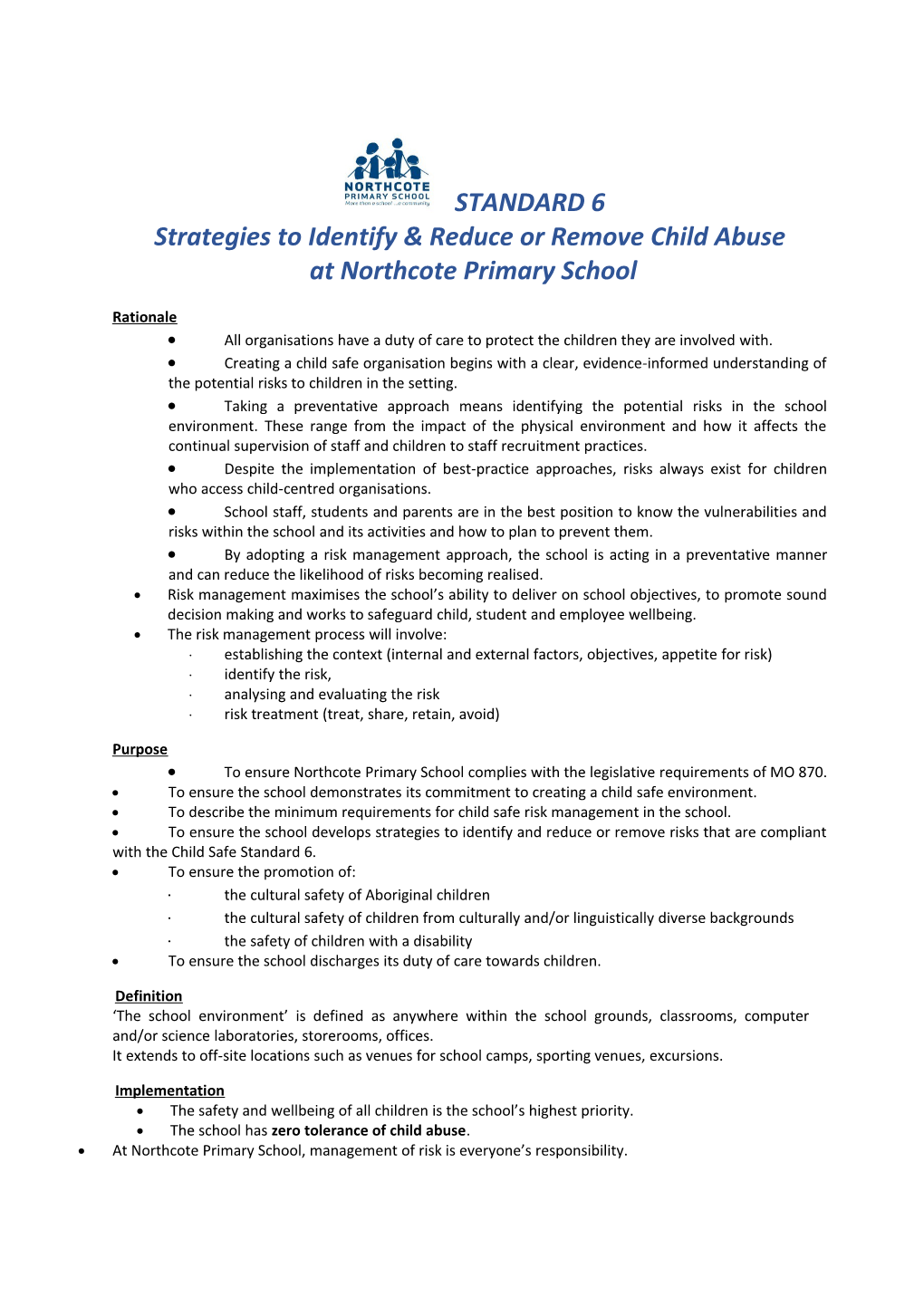 Strategies to Identify & Reduce Or Remove Child Abuse