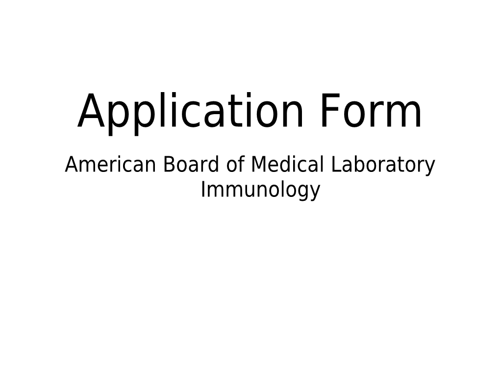 American Board of Medical