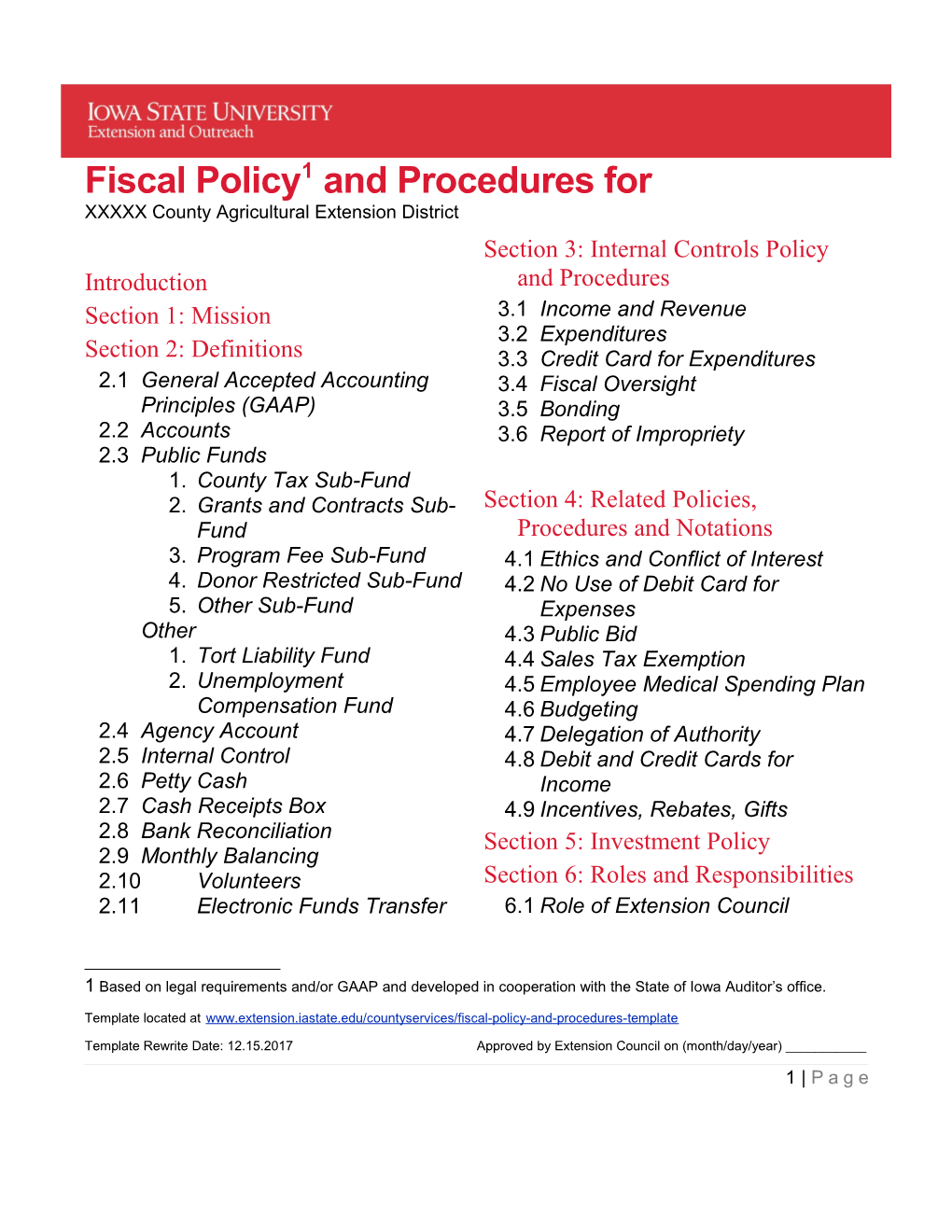 Fiscal Policy For