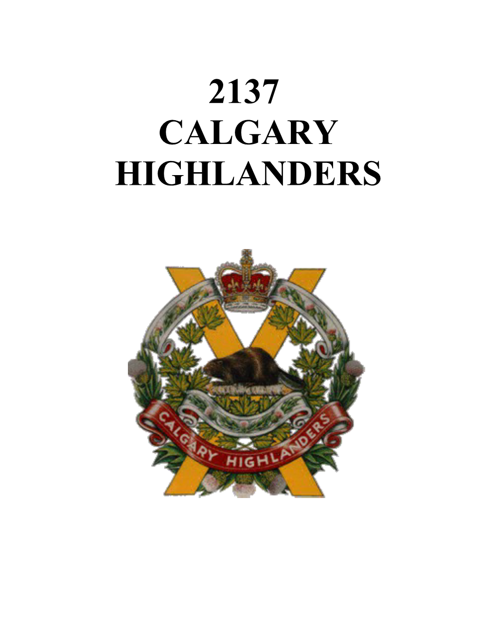 Calgary Highlanders