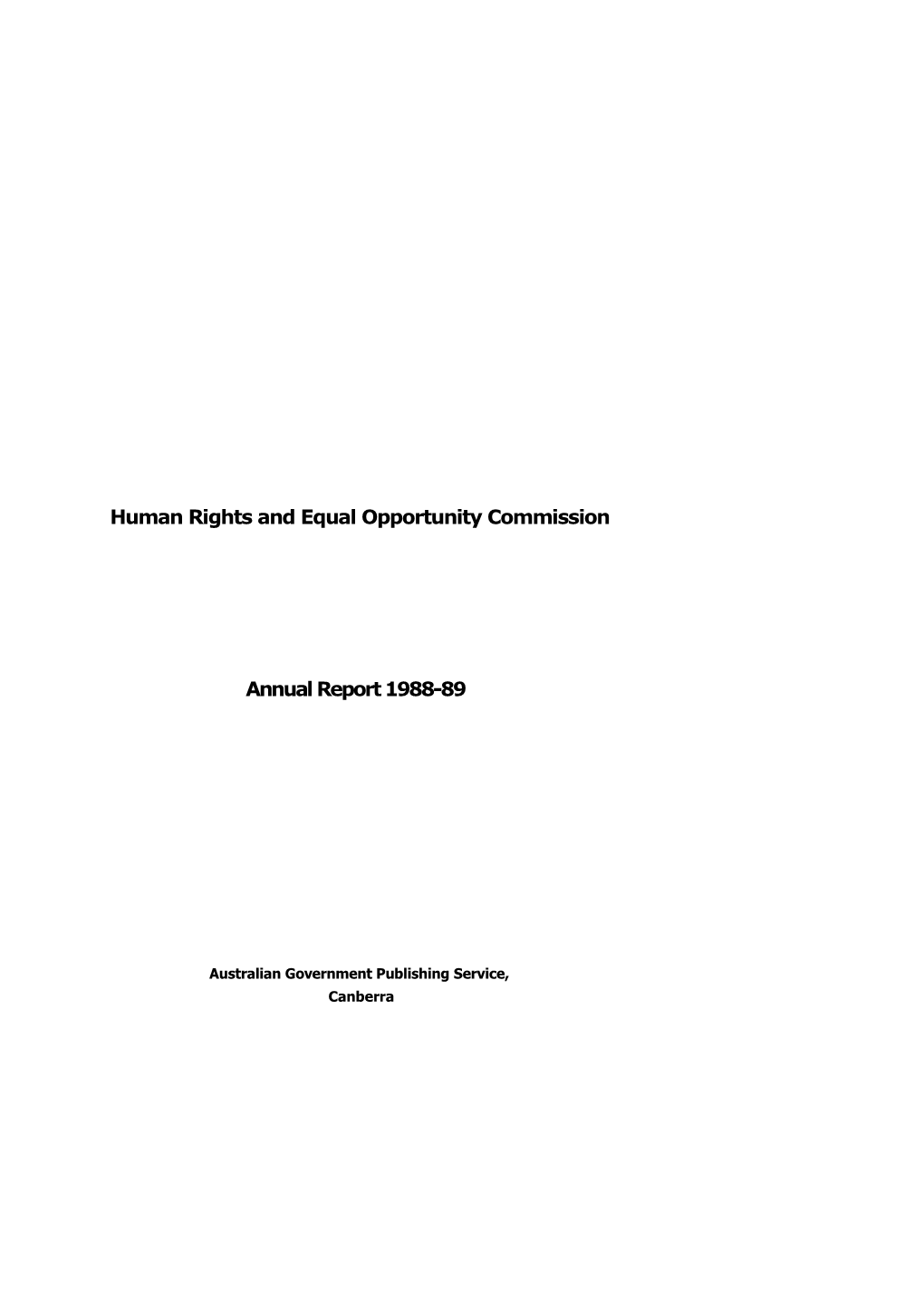 Human Rights and Equal Opportunity Commission s2