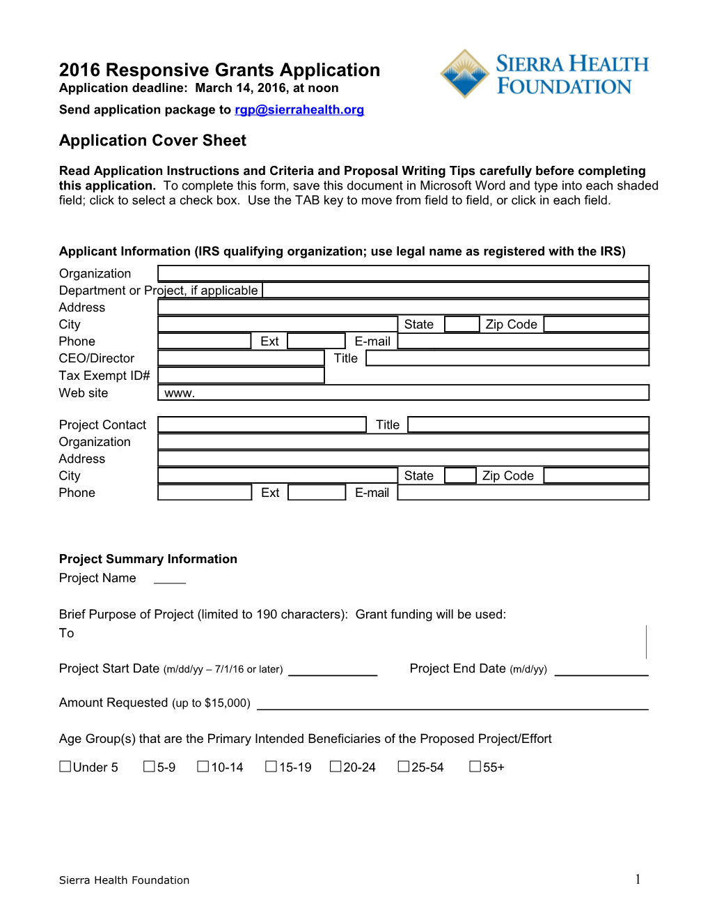 Application for Grants to Increase Youth Participation in Quality Programs in the California s1