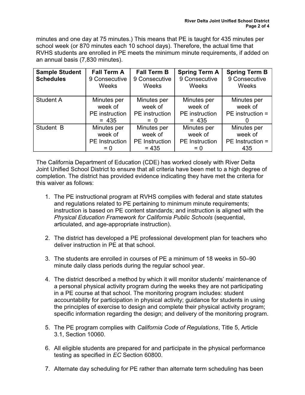 January 2015 Waiver Item W-02 - Meeting Agendas (CA State Board of Education)