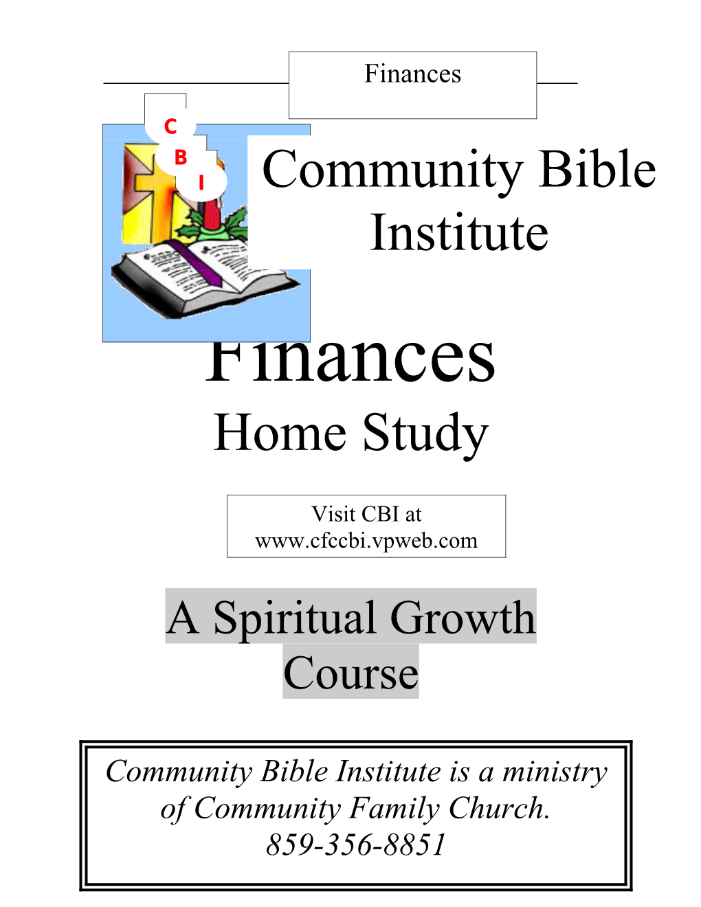 Visit Community Bible Institute on the Internet