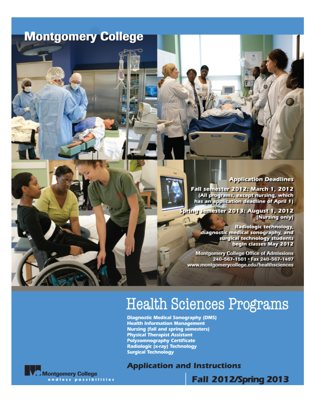 Health Sciences Application Form 2012 2013