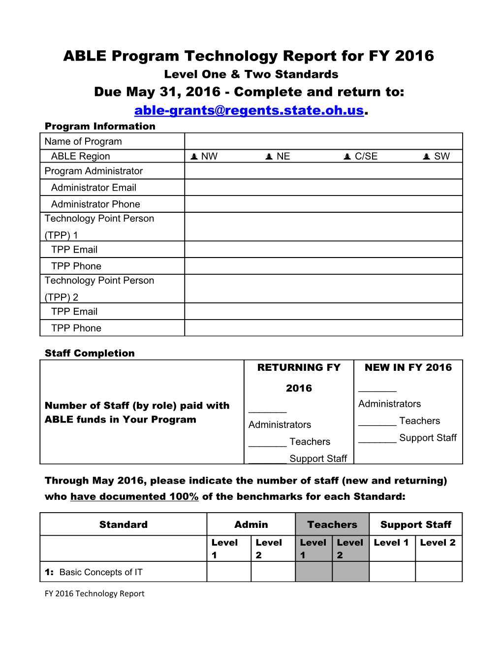 Ohio ABLE Local Technology Final Report for FY 2011