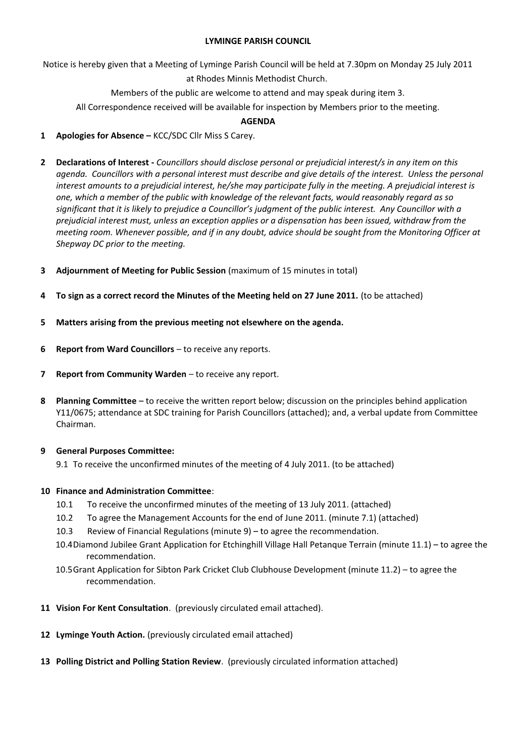 Lyminge Parish Council s1