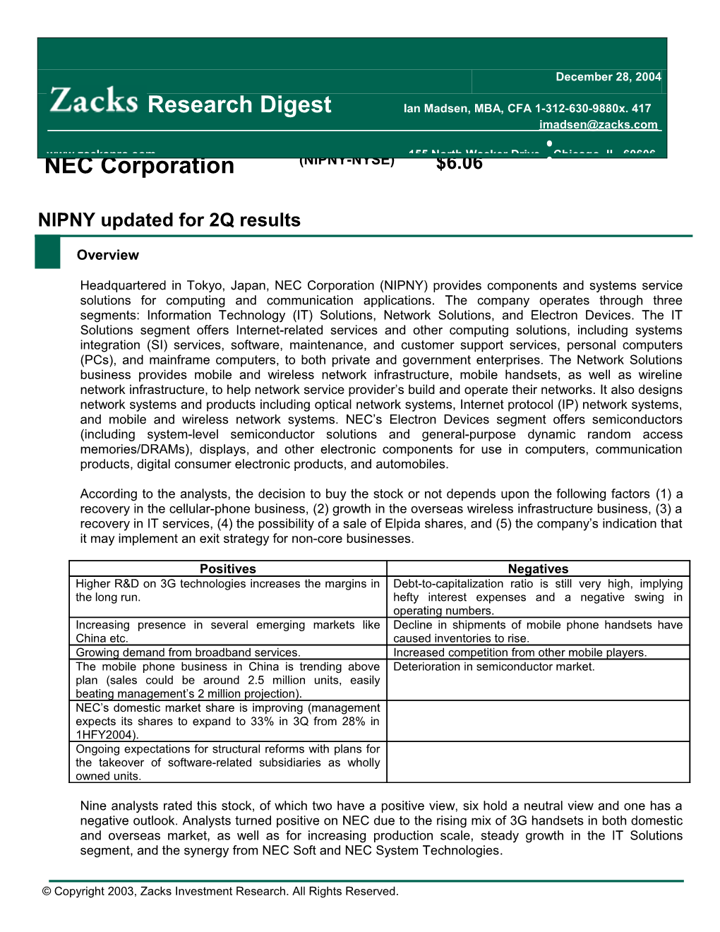 NIPNY Updated for 2Q Results