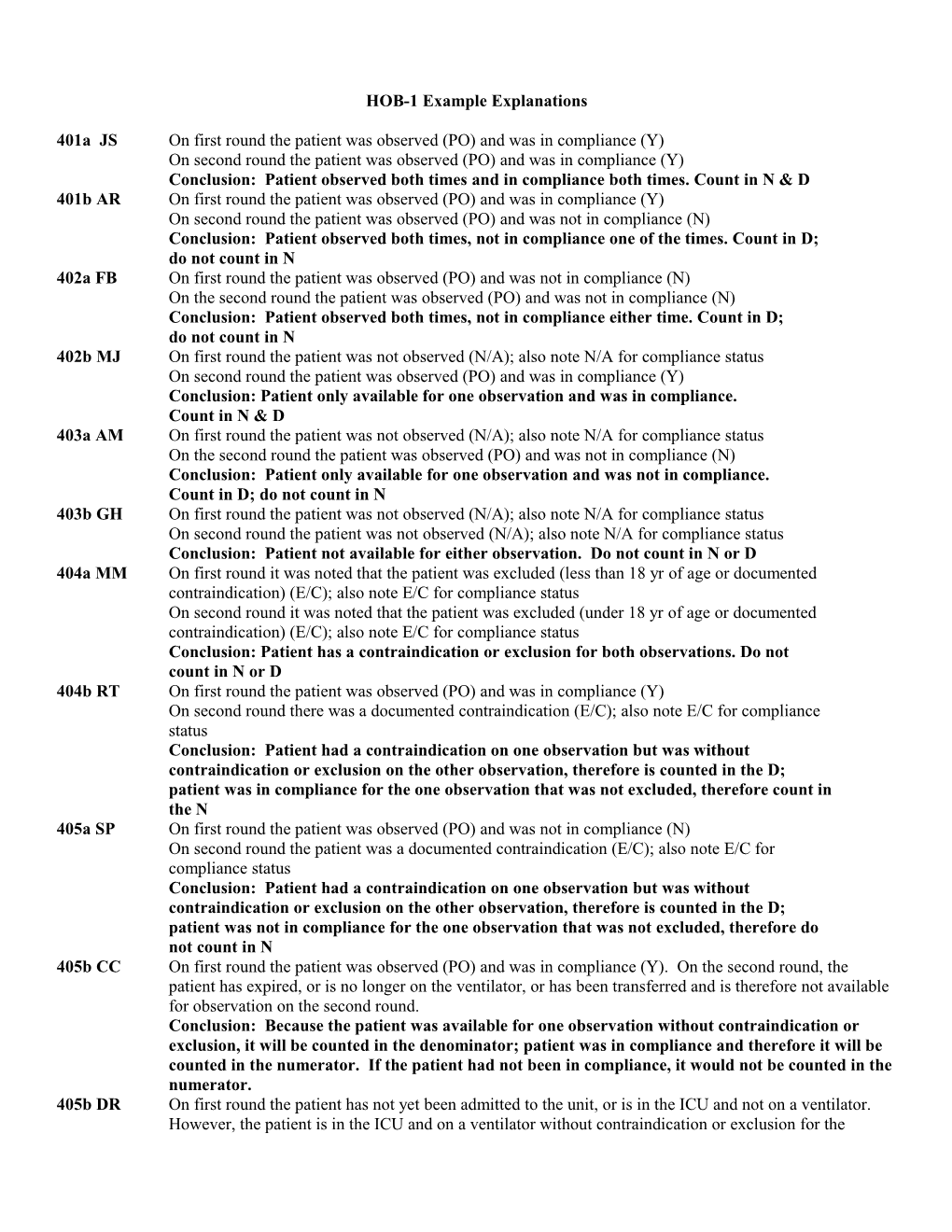 HOB-1 Example Explanations