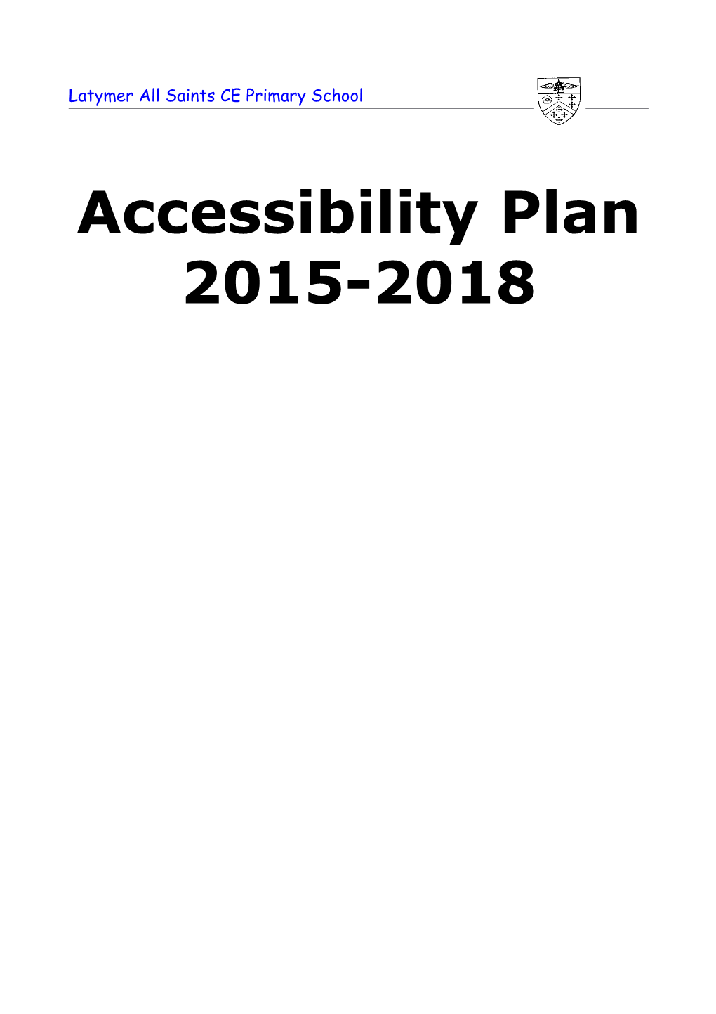 Accessibility Plan Guidance and Template February 2014