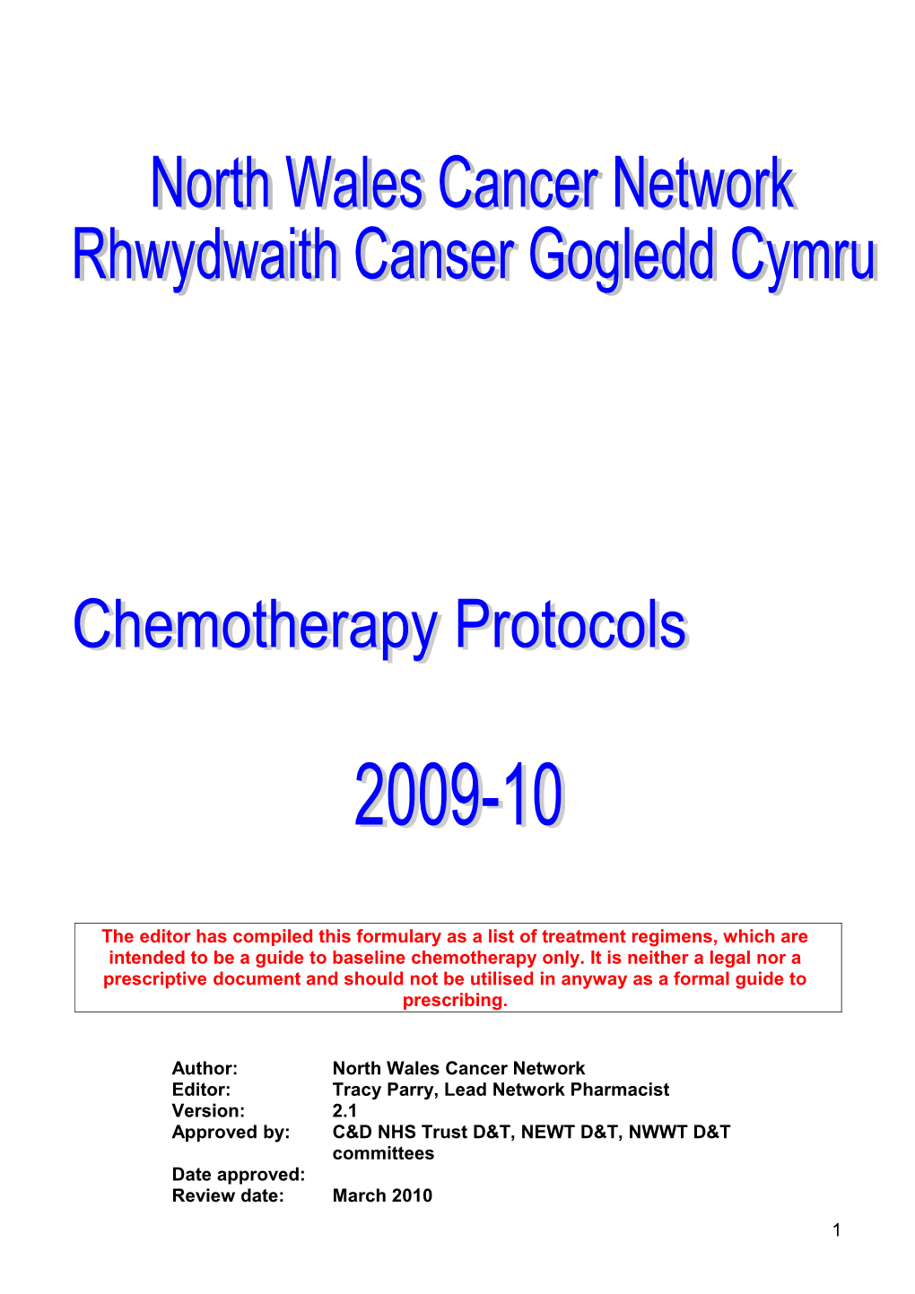 North Wales Cancer Network