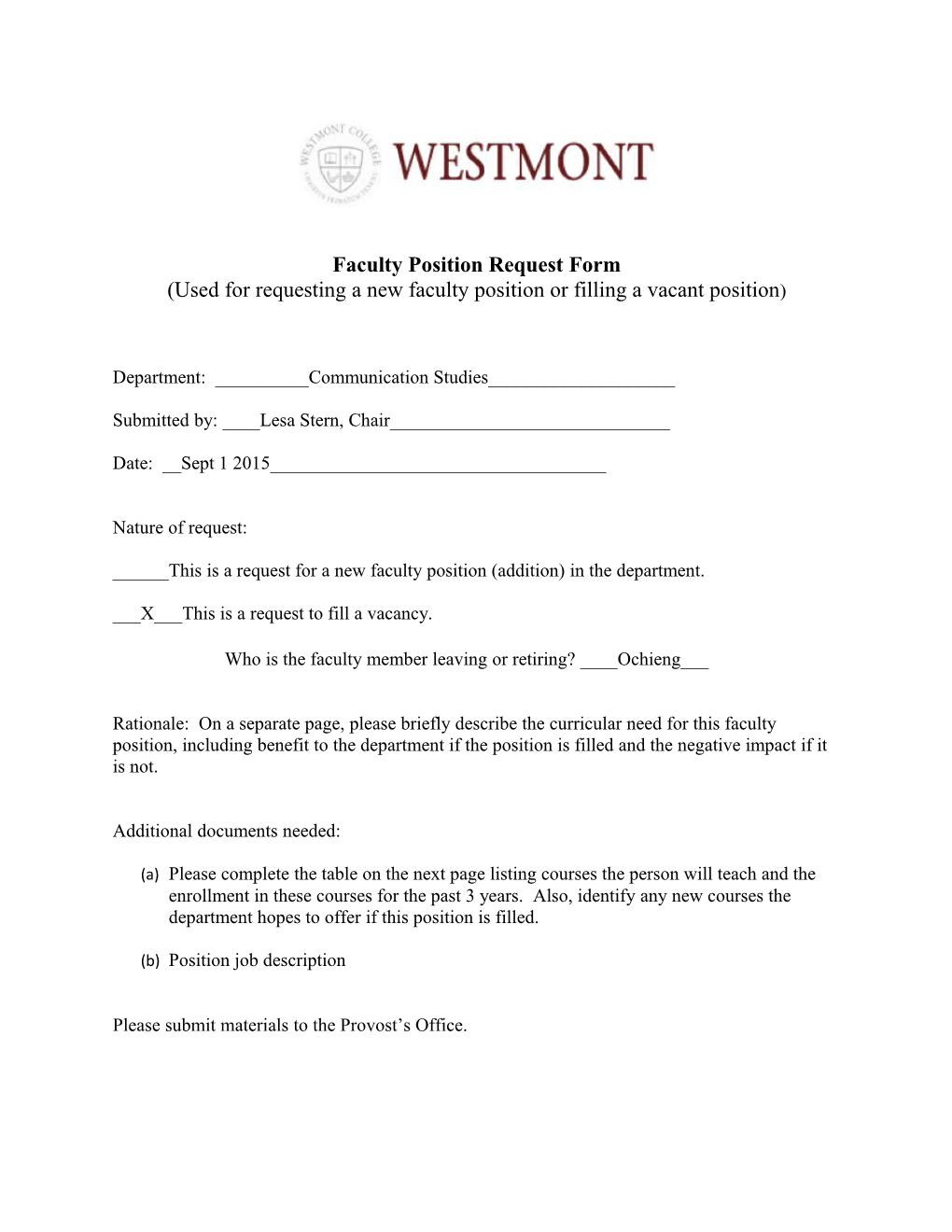Faculty Position Request Form s1
