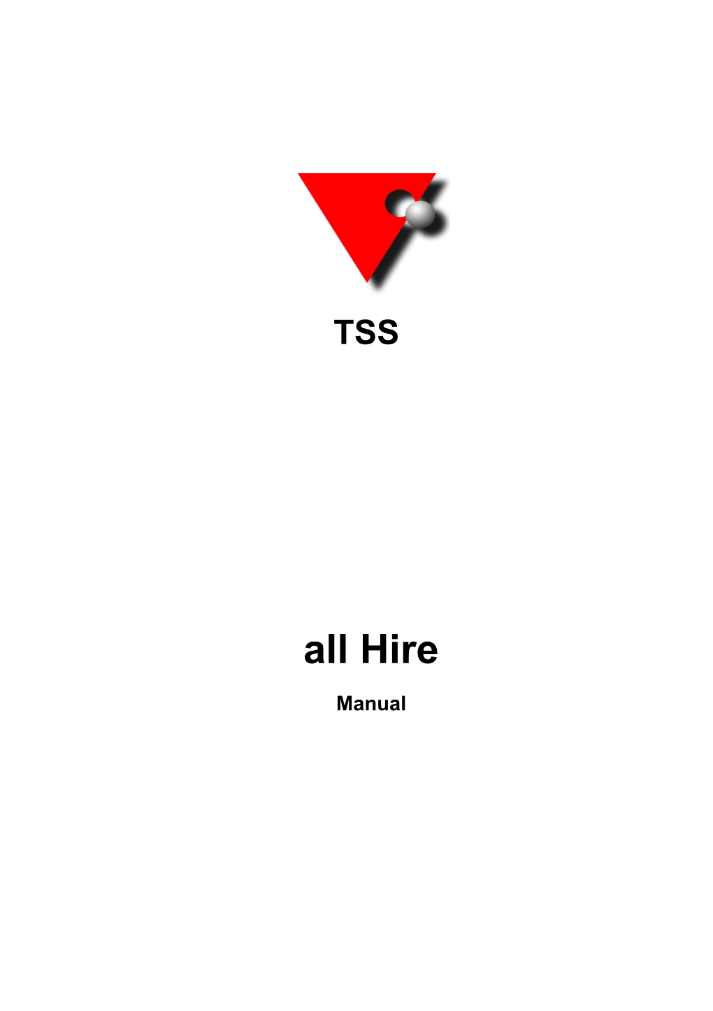 All Hire Manual