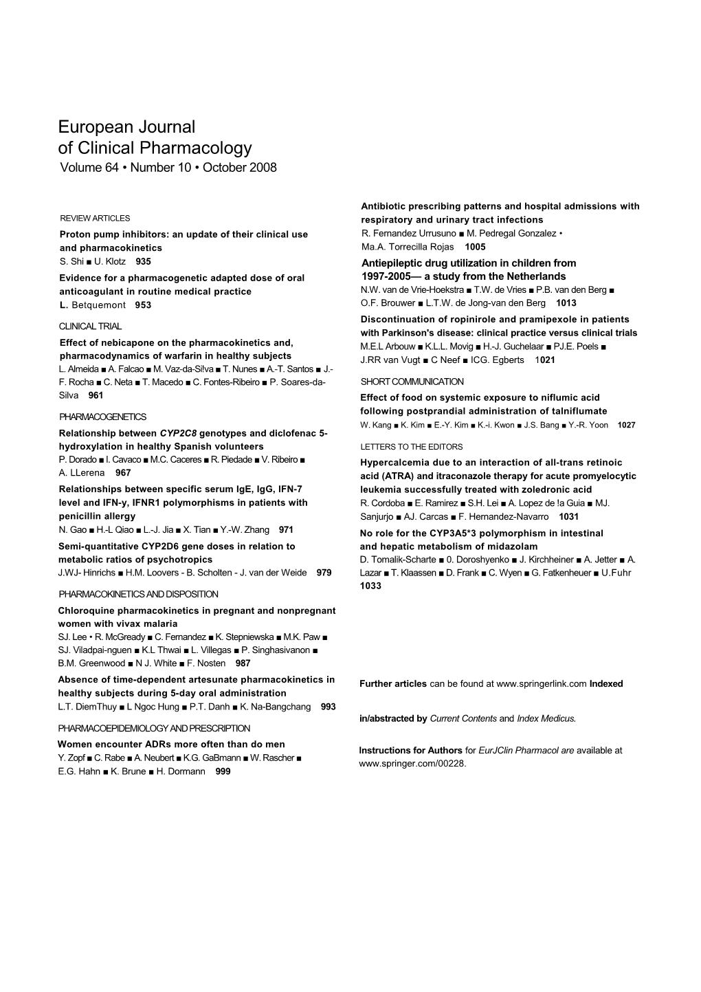 Proton Pump Inhibitors: an Update of Their Clinical Use and Pharmacokinetics