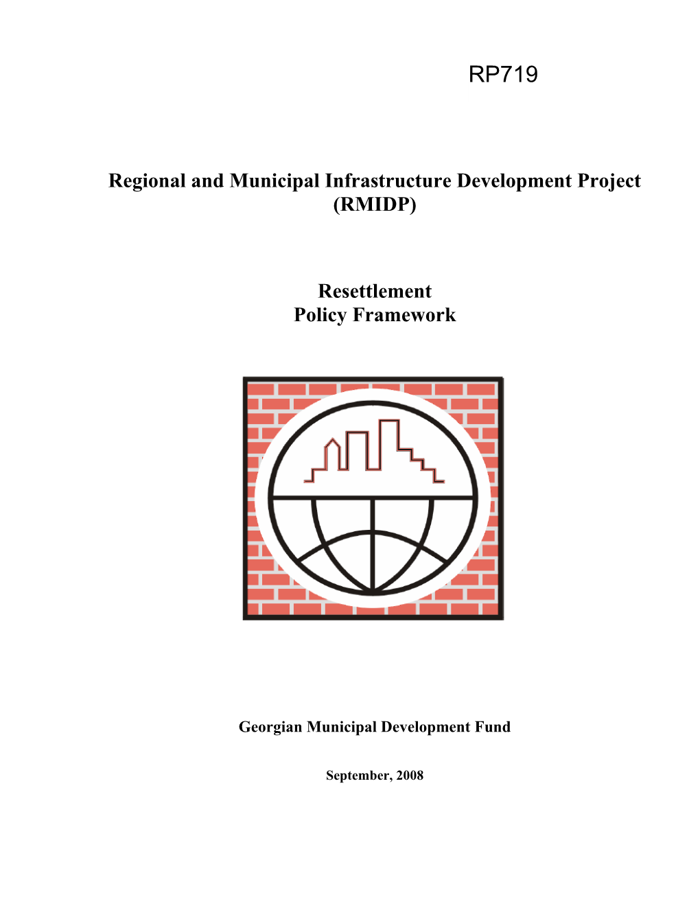 Regional and Municipal Infrastructure Development Project