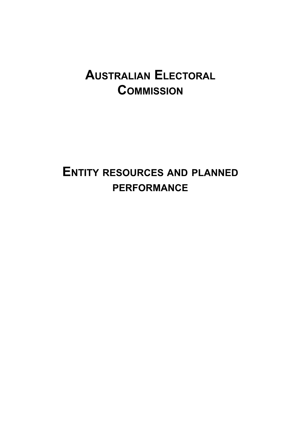 Australian Electoral Commission - Pbs