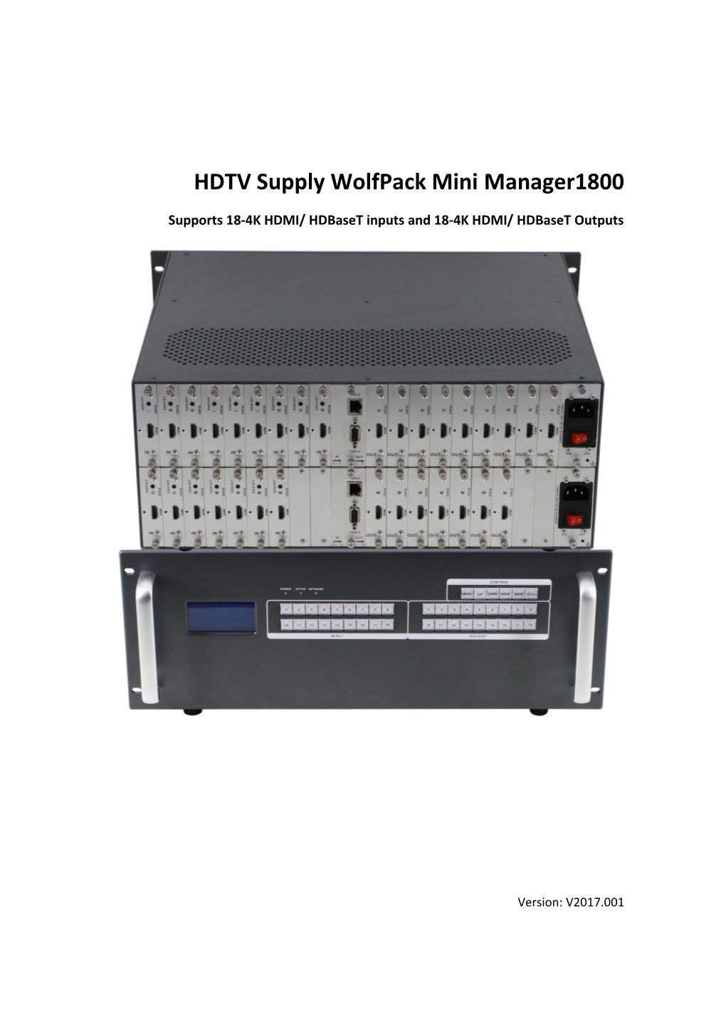 HDTV Supply Wolfpack Mini Manager1800