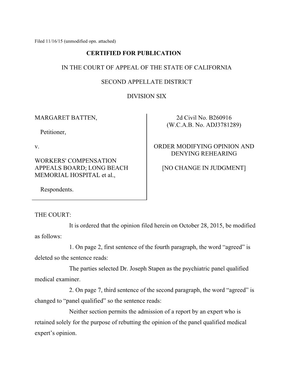 Filed 11/16/15 (Unmodified Opn. Attached)