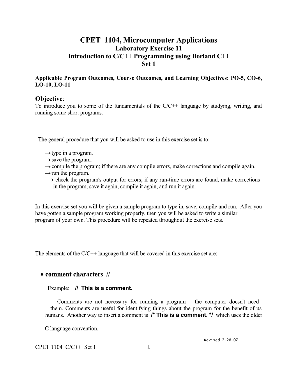 Applicable Program Outcomes, Course Outcomes, and Learning Objectives: PO-5, CO-6, LO-10