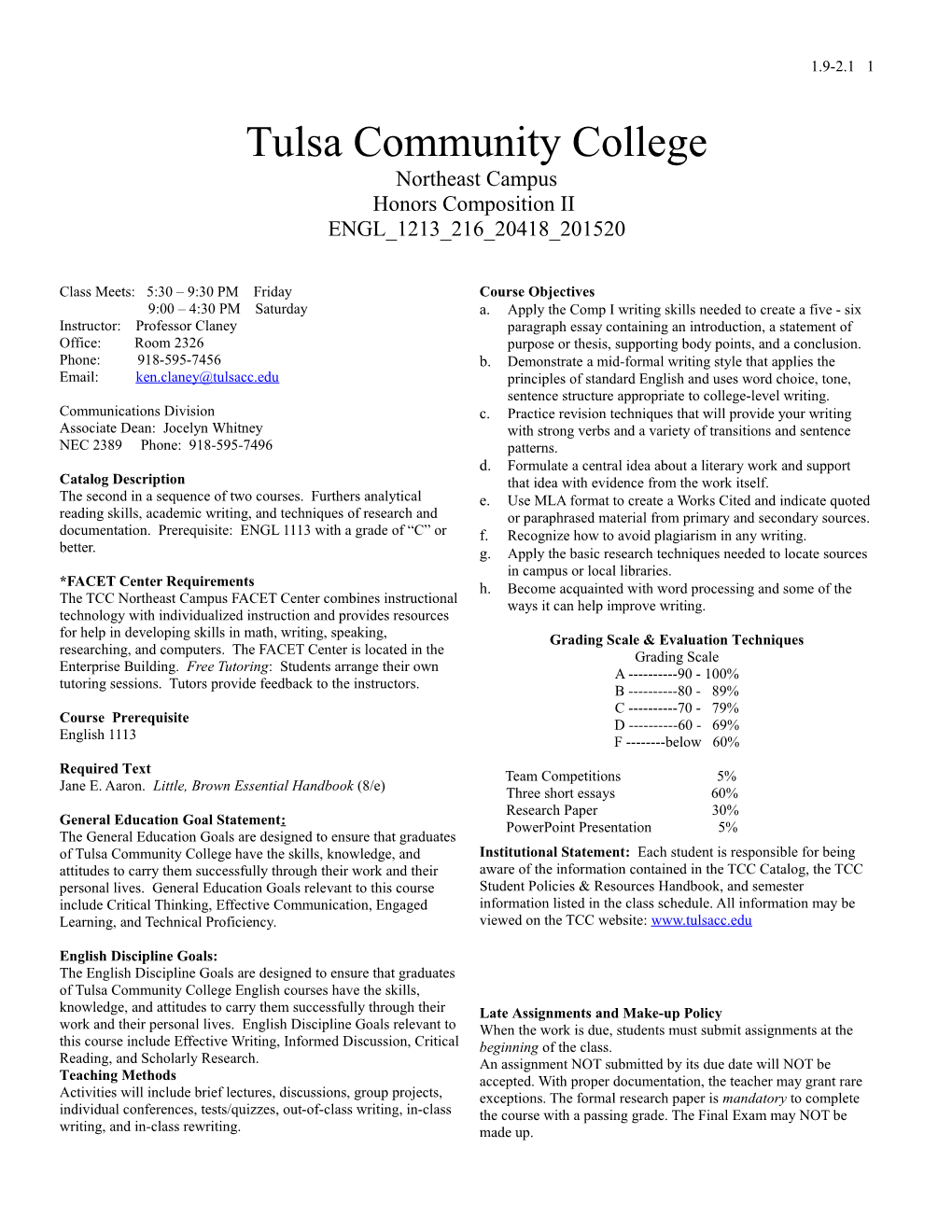 Tulsa Community College s1